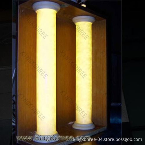 Decorative Translucent Stone Resin Panel for Lampstandard